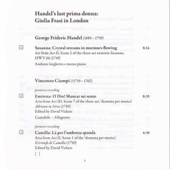 SACD Orchestra Of The Age Of Enlightenment: Handel's Last Prima Donna – Giulia Frasi In London