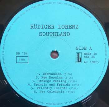 LP Rüdiger Lorenz: Southland