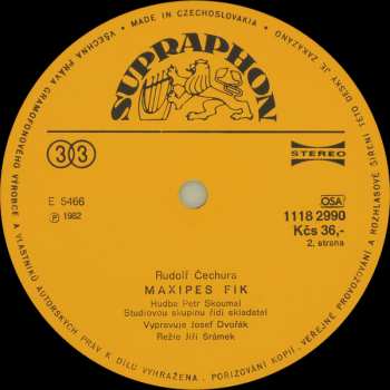 LP Rudolf Čechura: Maxipes Fík