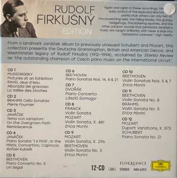 12CD/Dobozkészlet Rudolf Firkušný: Edition