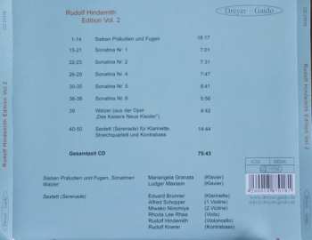 CD Rudolf Hindemith: Rudolf Hindemith Edition Vol. 2