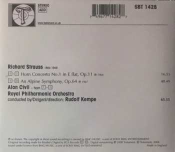 CD The Royal Philharmonic Orchestra: Eine Alpensinfonie • Horn Concerto No.1
