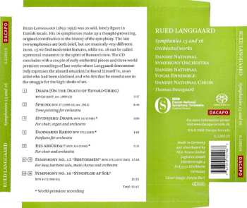 SACD DR Vokalensemblet: Symphonies 15 And 16 / Orchestral Works