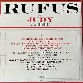 LP Rufus Wainwright: Rufus Does Judy At Capitol Studios