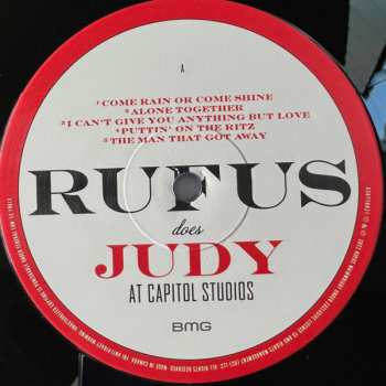 LP Rufus Wainwright: Rufus Does Judy At Capitol Studios