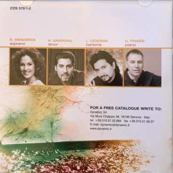 CD Ruggiero Leoncavallo: Leoncavallo - Complete Chamber Songs