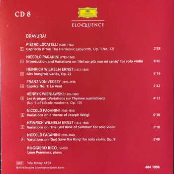 9CD/Dobozkészlet Ruggiero Ricci: Complete American Decca Recordings