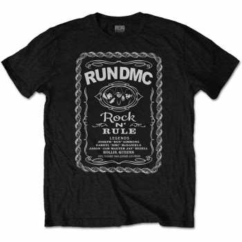 Merch Run-DMC: Póló Rock N' Rule Whiskey Label 