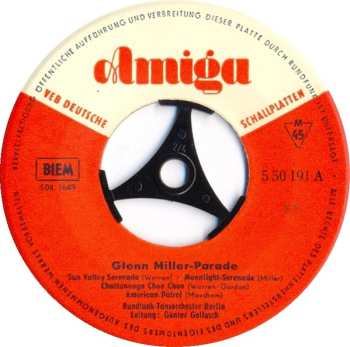 SP Rundfunk-Tanzorchester Berlin: Glenn Miller-Parade