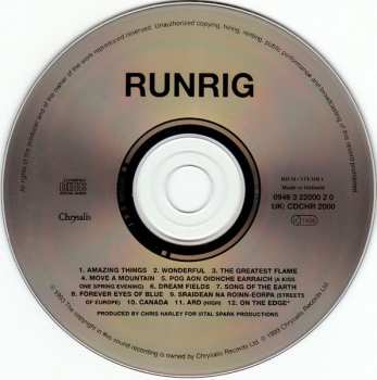 CD Runrig: Amazing Things