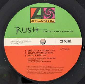 7LP/Dobozkészlet Rush: The Albums 2002 - 2012