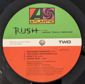 7LP/Dobozkészlet Rush: The Albums 2002 - 2012