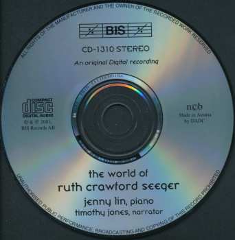 CD Jenny Lin: The World Of Ruth Crawford Seeger