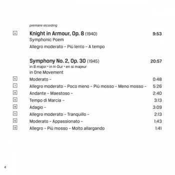 CD The BBC National Orchestra Of Wales: Symphonies Nos 2 & 4, Etc