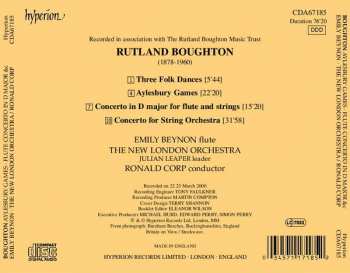 CD Ronald Corp: Aylesbury Games • Flute Concerto • Concerto For Strings