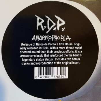 LP Ratos De Porão: Anarkophobia