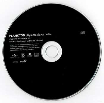 CD Ryuichi Sakamoto: Plankton (Music For An Installation By Christian Sardet And Shiro Takatani)