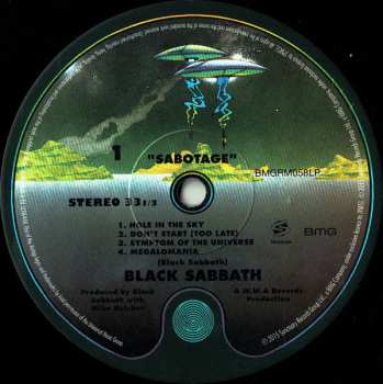 LP Black Sabbath: Sabotage