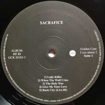 LP Sacrafice: The First Experience With The Unknown