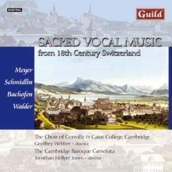 Album Sacred Vocal Music 18th Ctry Switzerland / Various: Sacred Vocal Music 18th Ctry Switzerland