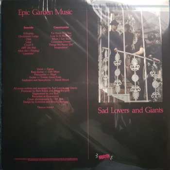 LP Sad Lovers And Giants: Epic Garden Music CLR