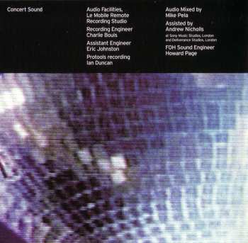 CD Sade: Lovers Live