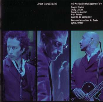 CD Sade: Lovers Live