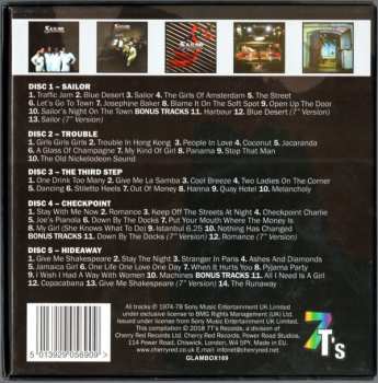 5CD/Dobozkészlet Sailor: The Albums 1974-78