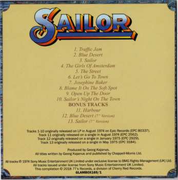 5CD/Dobozkészlet Sailor: The Albums 1974-78