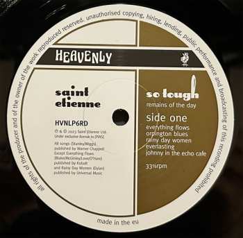 3LP/SP/Dobozkészlet Saint Etienne: So Tough LTD