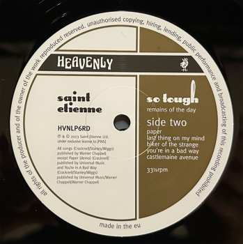 3LP/SP/Dobozkészlet Saint Etienne: So Tough LTD