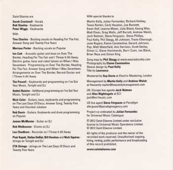 CD Saint Etienne: Words And Music By Saint Etienne