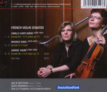 CD Antje Weithaas: French Violin Sonatas