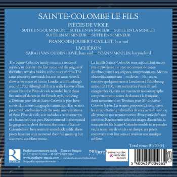 CD François Joubert-Caillet: Pièces De Viole