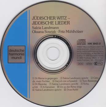CD Salcia Landmann: Jüdischer Witz Jiddische Lieder