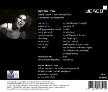 CD Salome Kammer: Salomix-Max - Voice Without Limits