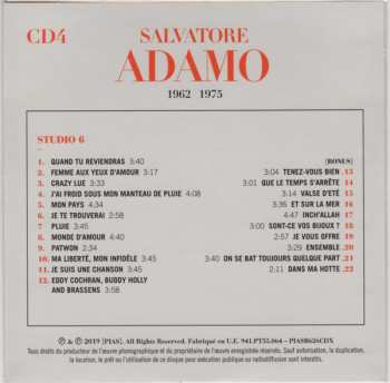10CD/Dobozkészlet Adamo: 1962-1975