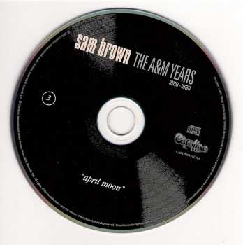 4CD/DVD/Dobozkészlet Sam Brown: The A&M Years 1988-1990 