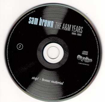 4CD/DVD/Dobozkészlet Sam Brown: The A&M Years 1988-1990 