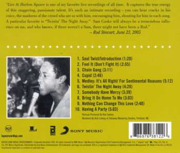 CD Sam Cooke: One Night Stand! At The Harlem Square Club