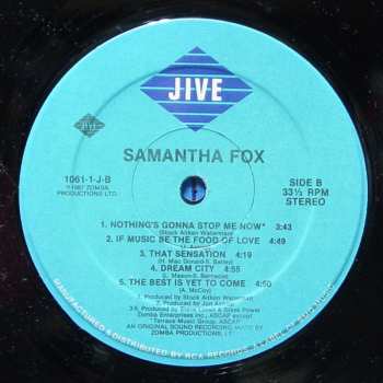 LP Samantha Fox: Samantha Fox