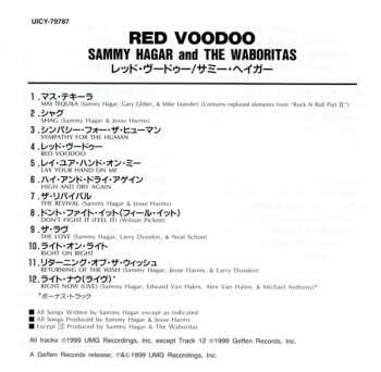CD Sammy Hagar And The Waboritas: Red Voodoo = レッド・ヴードゥー LTD