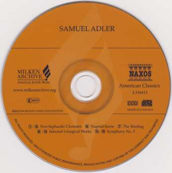 CD Samuel Adler: Symphony No. 5  We Are The Echoes
