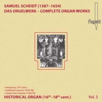 CD Samuel Scheidt: Das Orgelwerk Vol.3