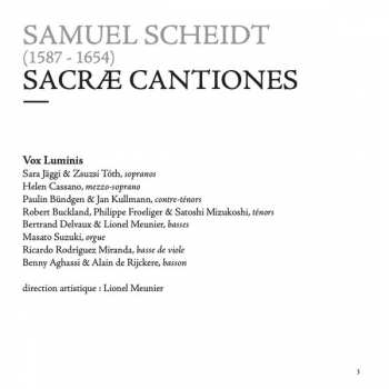 CD Samuel Scheidt: Sacræ Cantiones