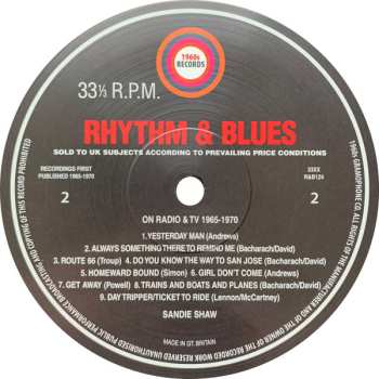 LP Sandie Shaw: On Radio & TV 1965-1970