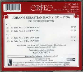 2CD Johann Sebastian Bach: Orchestersuiten BWV 1066-1069