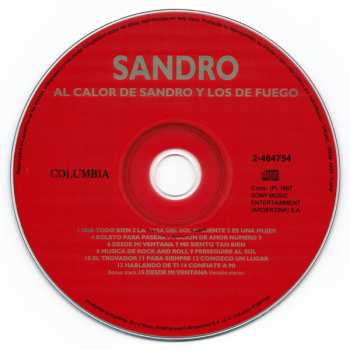CD Sandro: Al Calor De Sandro Y Los De Fuego