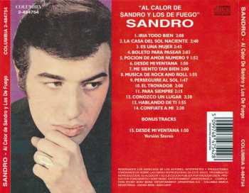 CD Sandro: Al Calor De Sandro Y Los De Fuego