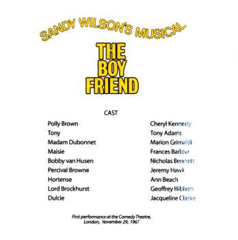 CD Sandy Wilson: Sandy Wilson's Musical The Boy Friend - Original 1967 London Cast